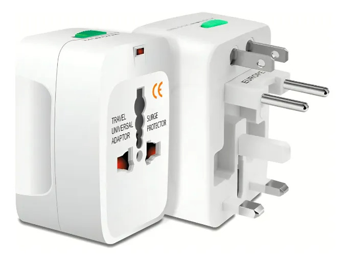Adaptador universal de viaje para enchufes internacionales